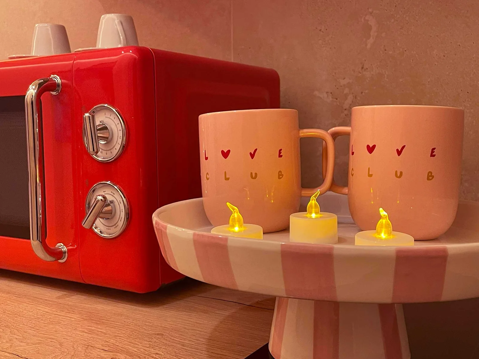 Mugs « Love Club » et lumignons