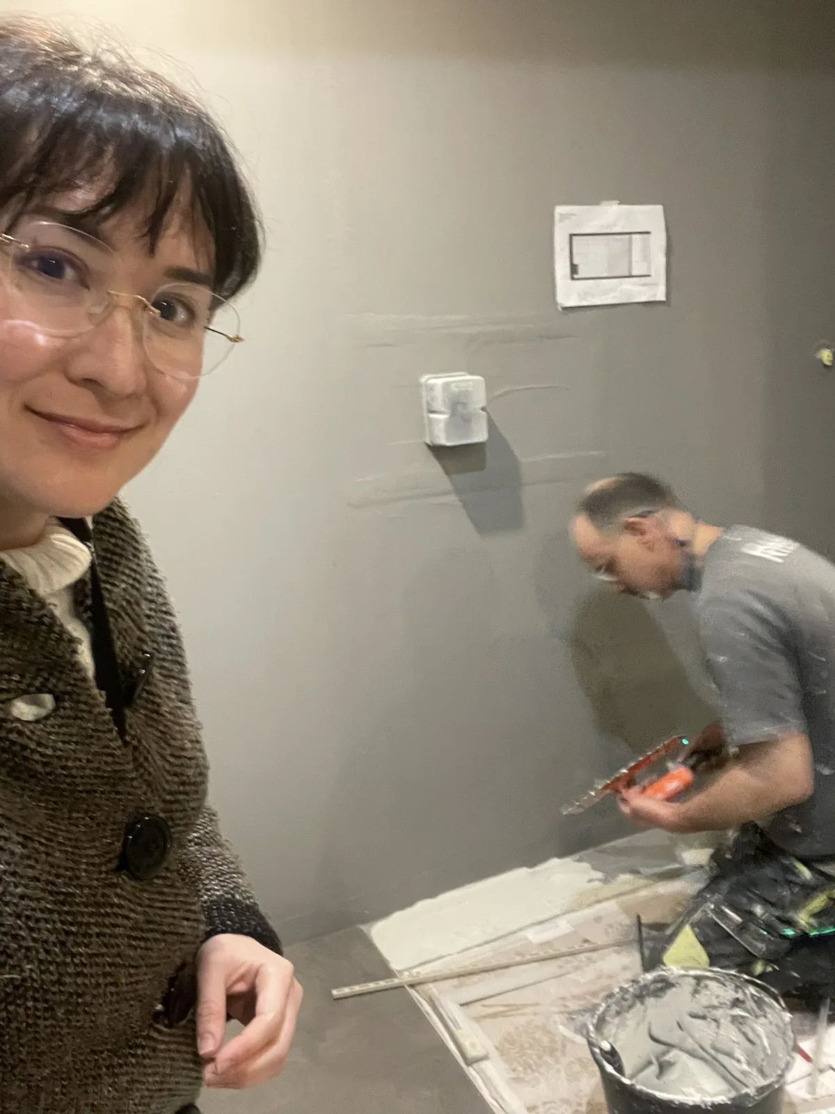 Sur le chantier avec un artisan