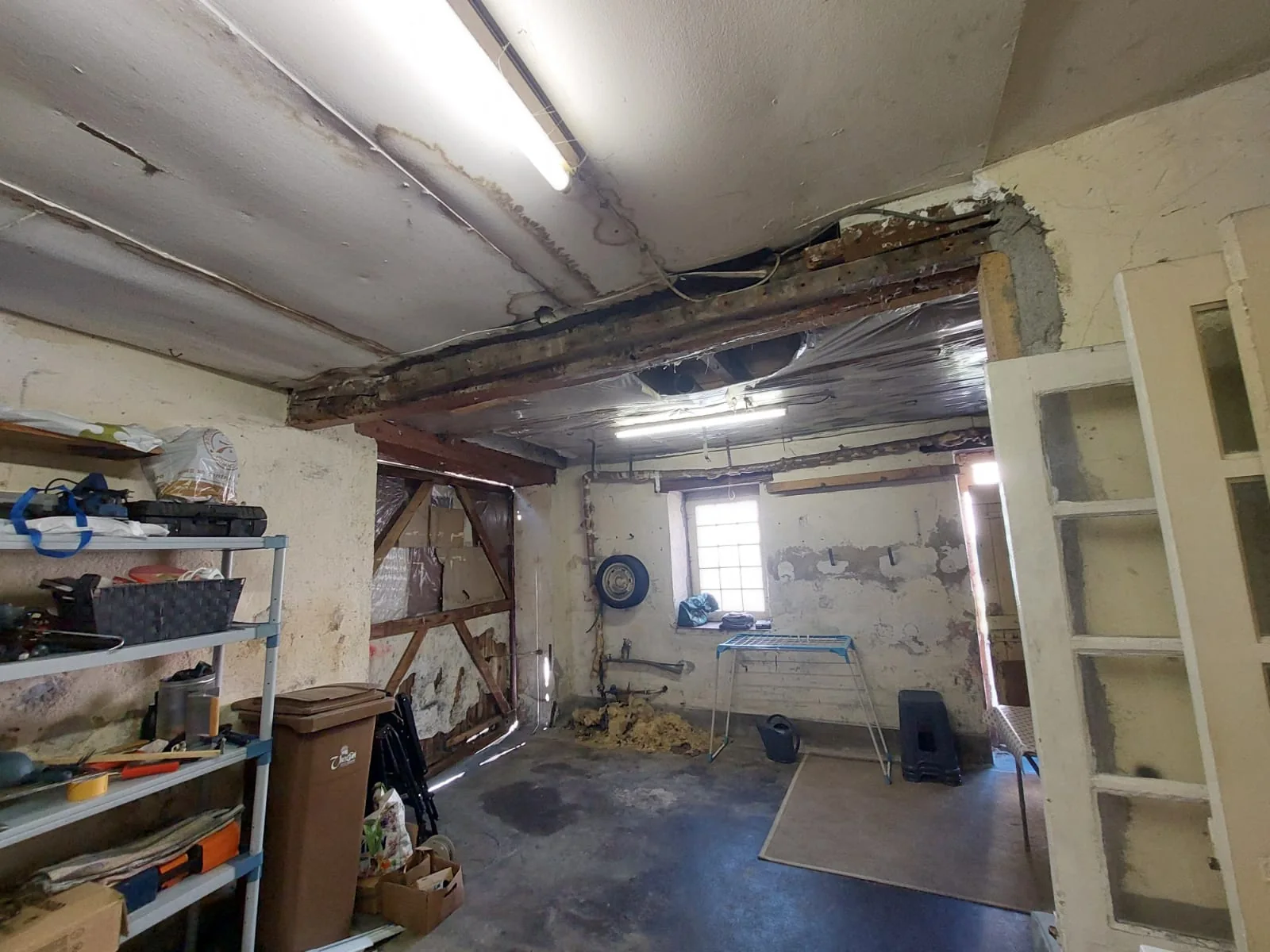 Avant : ancien garage