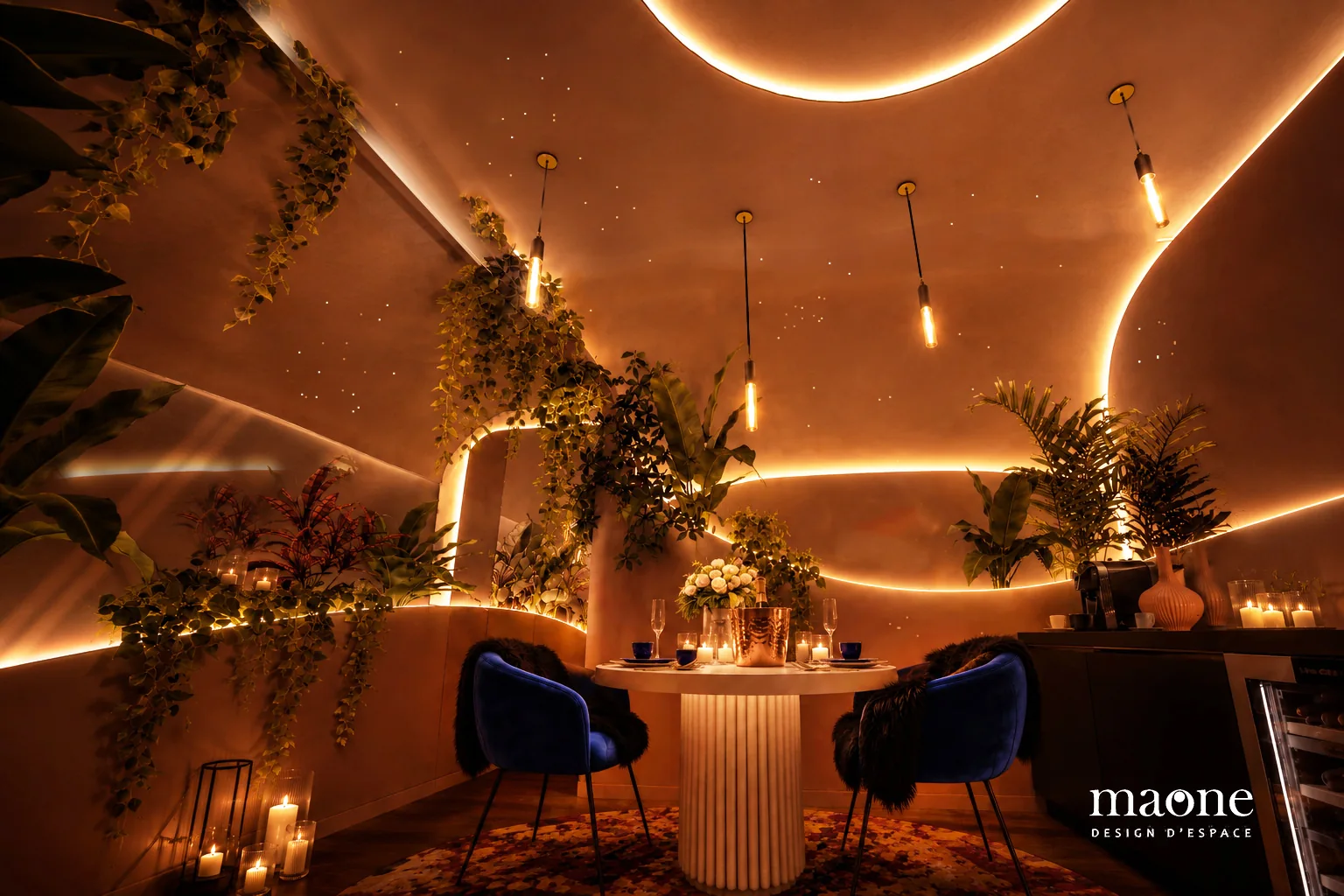 Projection de la love room de Freddy