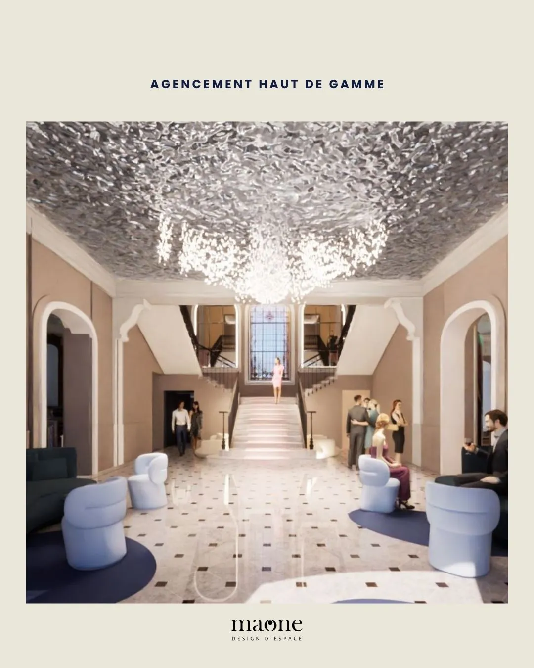 Projection d’aménagement haut de gamme pour Céline