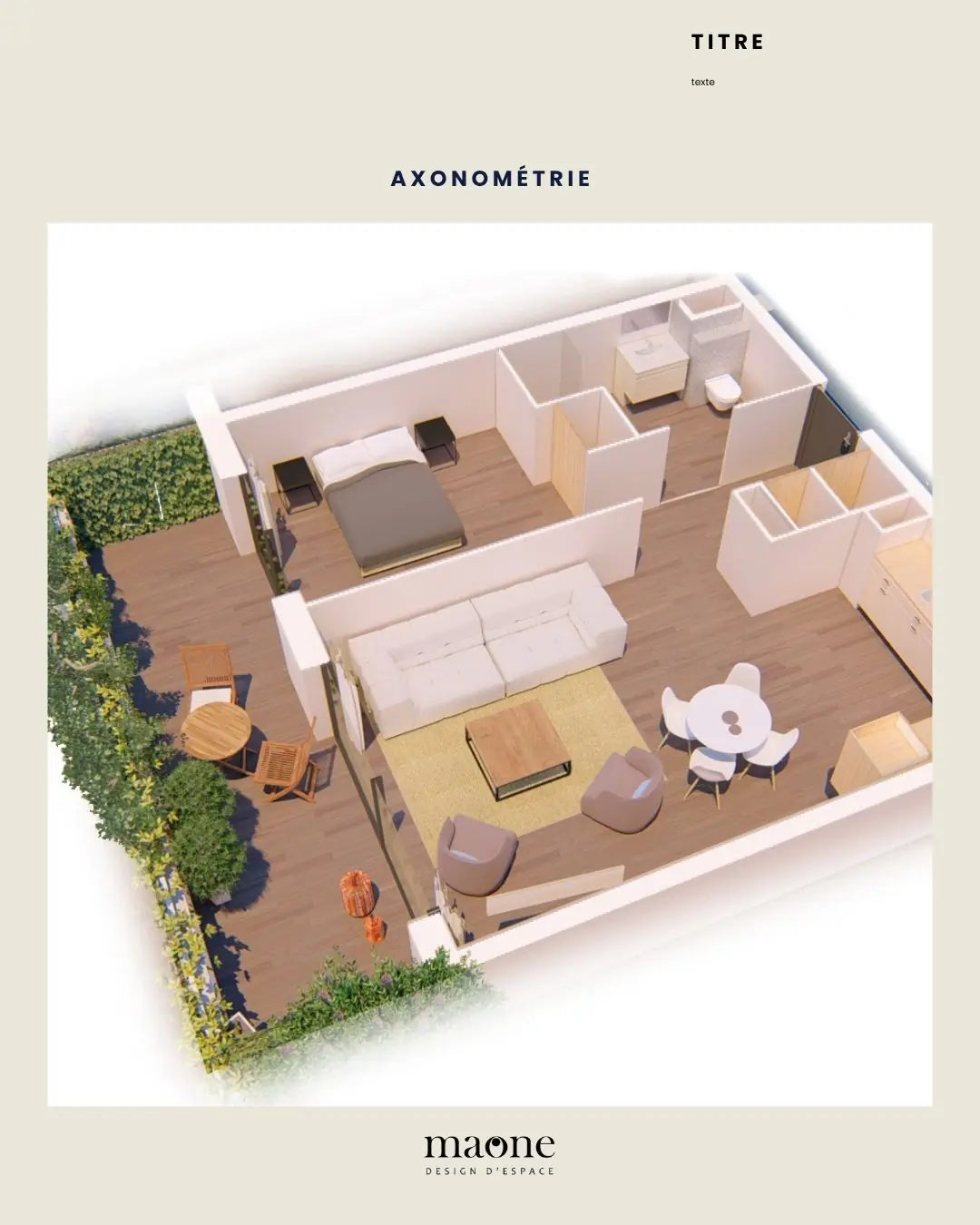 Axonométrie d’un plan